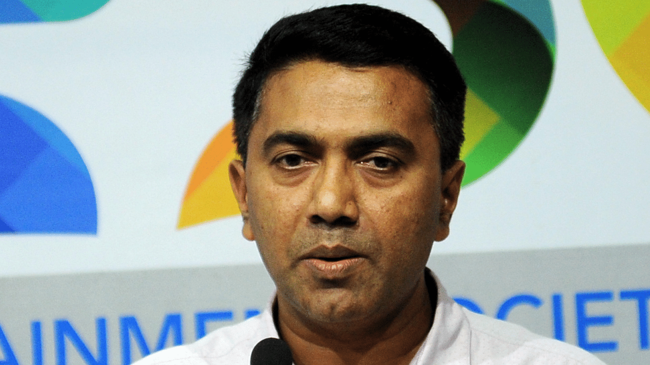 Goa Chief Minister Pramod Sawant. Credit: DH Photo