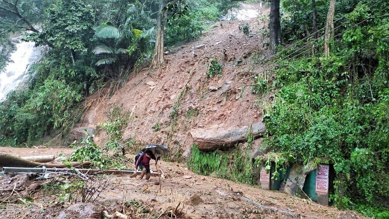 Landslide in Pullupara, Idukki. Credit: PTI Photo