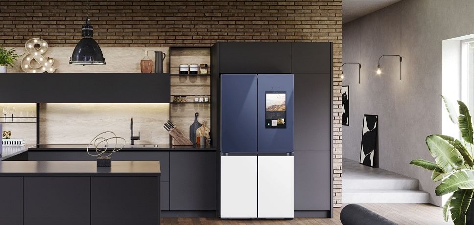 The new Bespoke 4-door fridge. Credit: Samsung