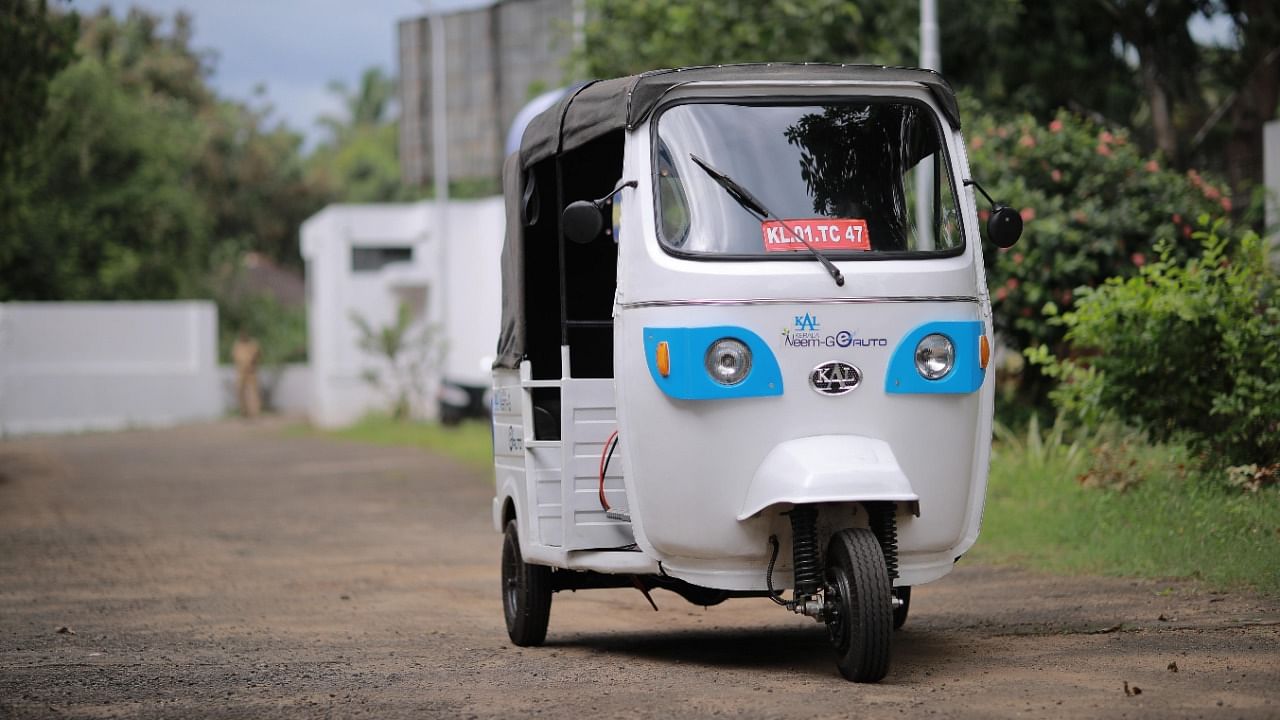 An e-auto seen in Kerala. Credit: DH File Photo