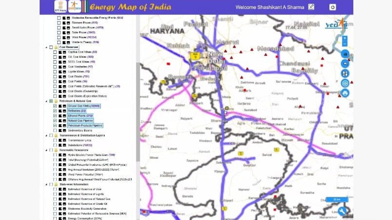 Niti Aayog Vice Chairman Rajiv Kumar said that GIS mapping of energy assets will be useful for ensuring real-time and integrated planning of the energy sector of India. Credit: Twitter/@NITIAayog