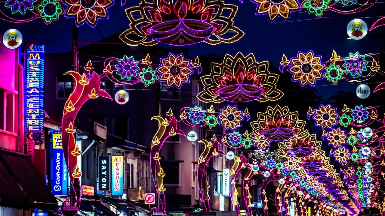 A file photo of Deepavali decoration at Singapore's Little India street. Credit: iStock Photo