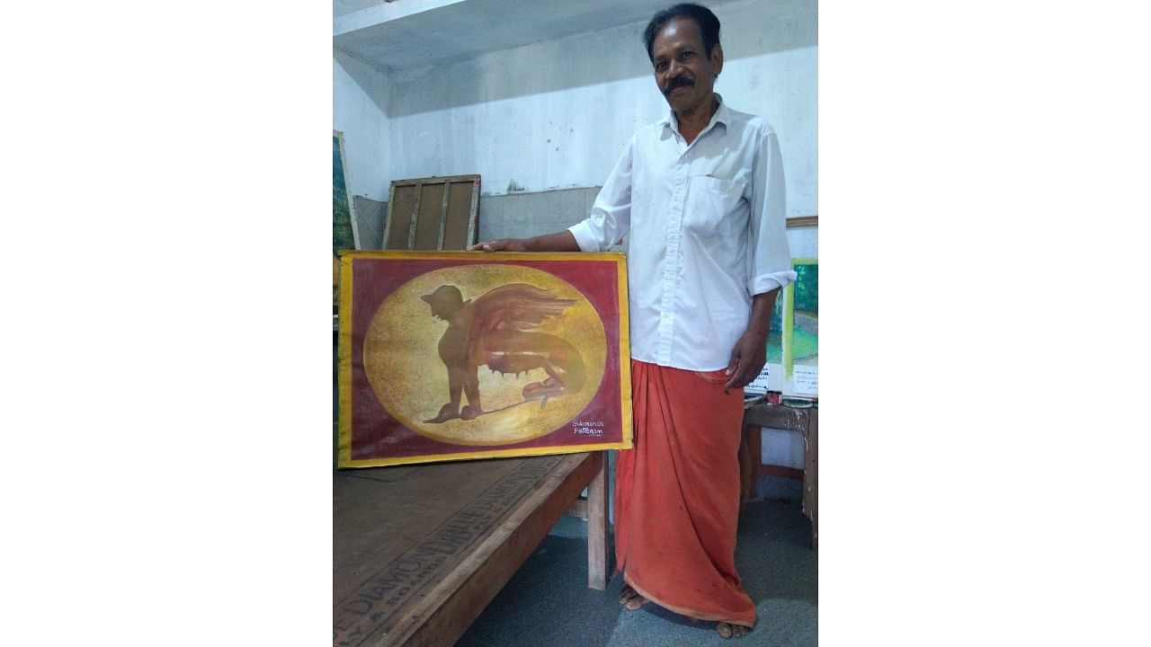 Sukumaran K S painted many of the finds from excavations in Pattanam, Kerala. Credit: Scrolls & Leaves