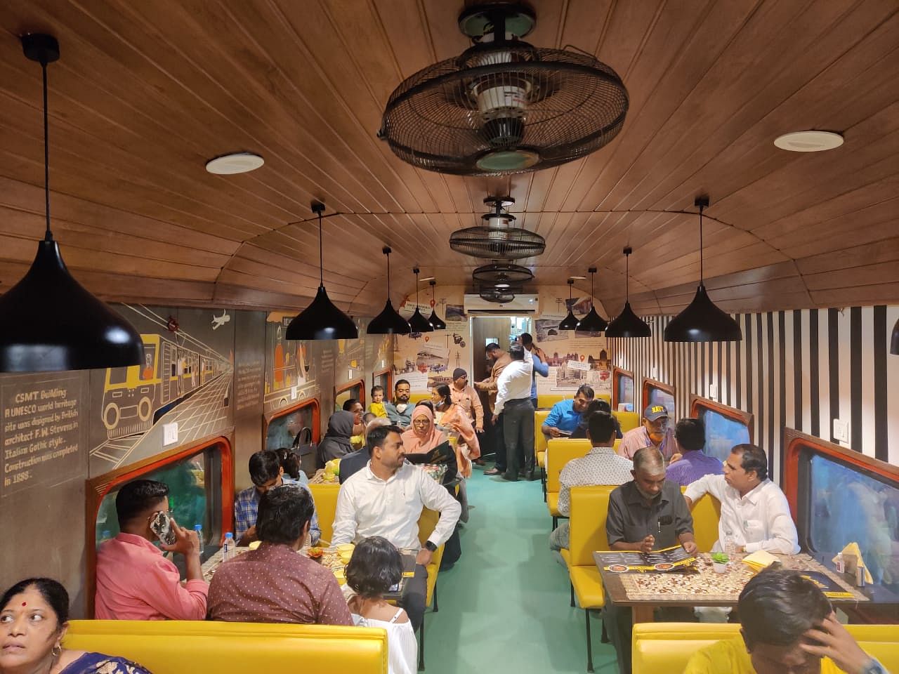 The restaurant has 10 tables and can seat 40 guests. Credit: Central Railway
