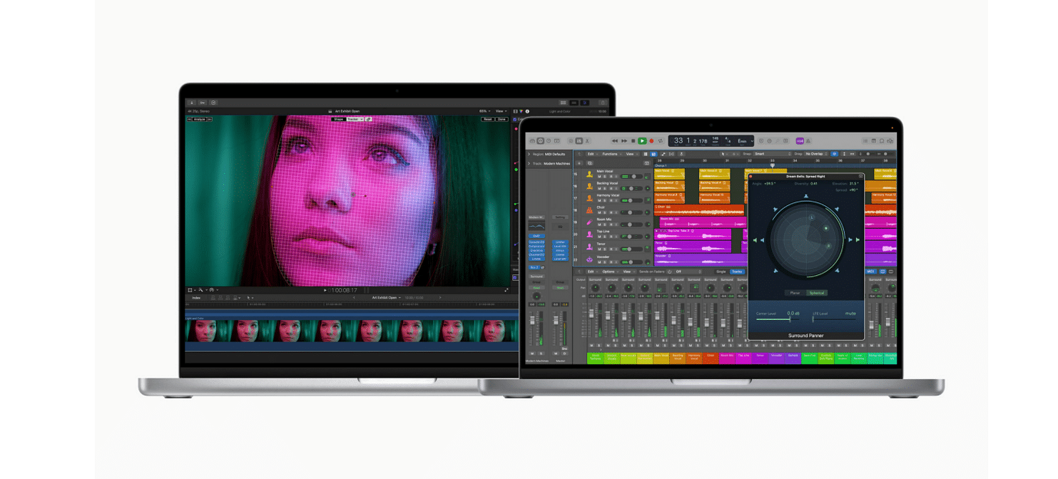 New updates to Final Cut Pro and Logic Pro deliver powerful tools for professional video and music creators. Picture credit: Apple