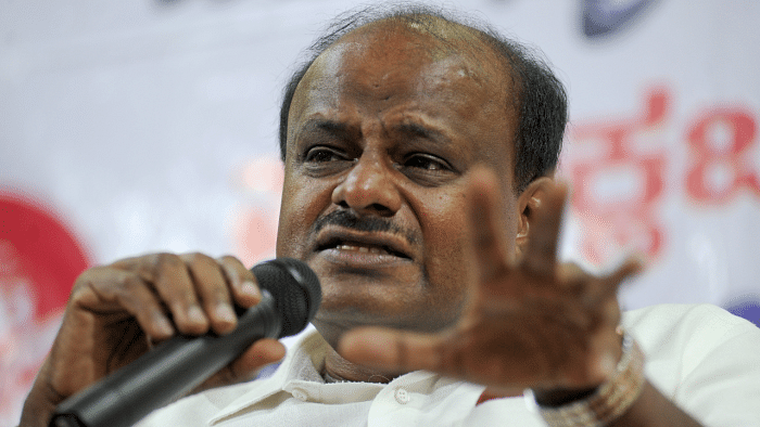 Former Chief Minister H D Kumaraswamy. Credit: DH File Photo