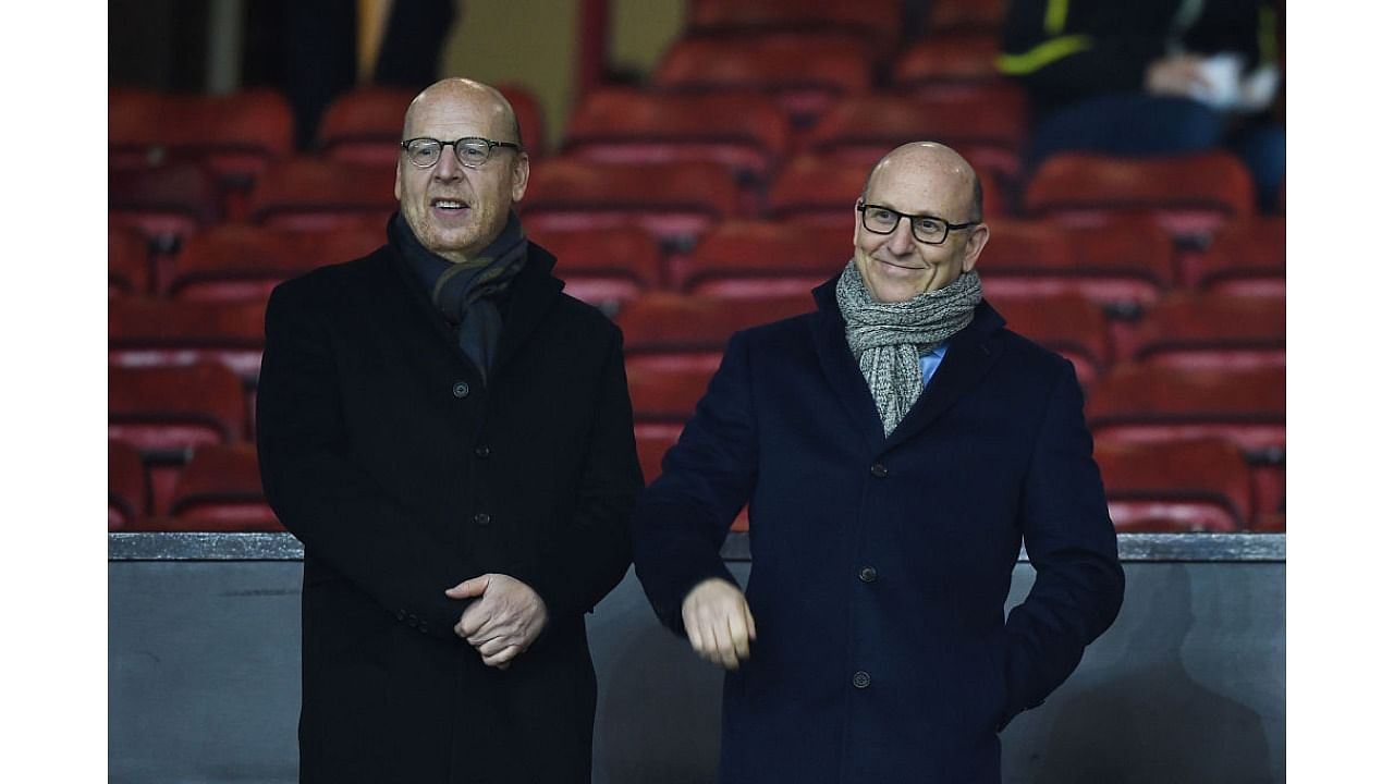Avram Glazer (L) and Joel Glazer, the Co-Chairmen of Manchester United. Credit: Getty Images