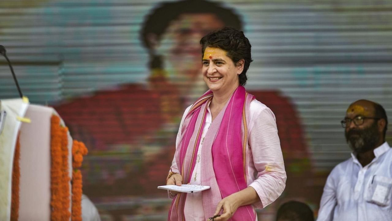 Congress general secretary Priyanka Gandhi Vadra. Credit: PTI file photo