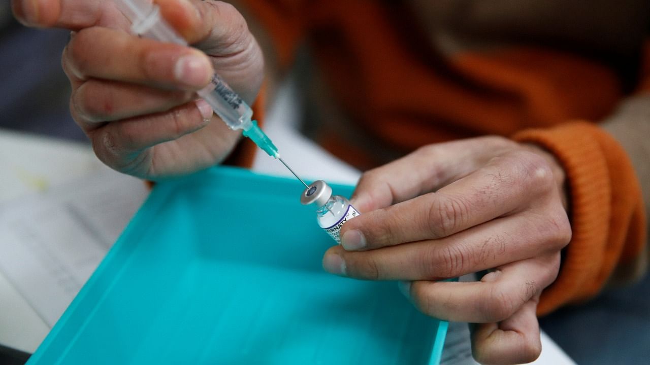 On Wednesday, the FDA authorised booster shots for people who received the Moderna and Johnson & Johnson vaccines. Credit: Reuters File Photo