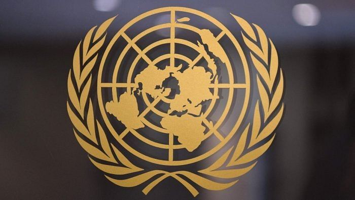 Logo of United Nations. Credit: AFP File Photo