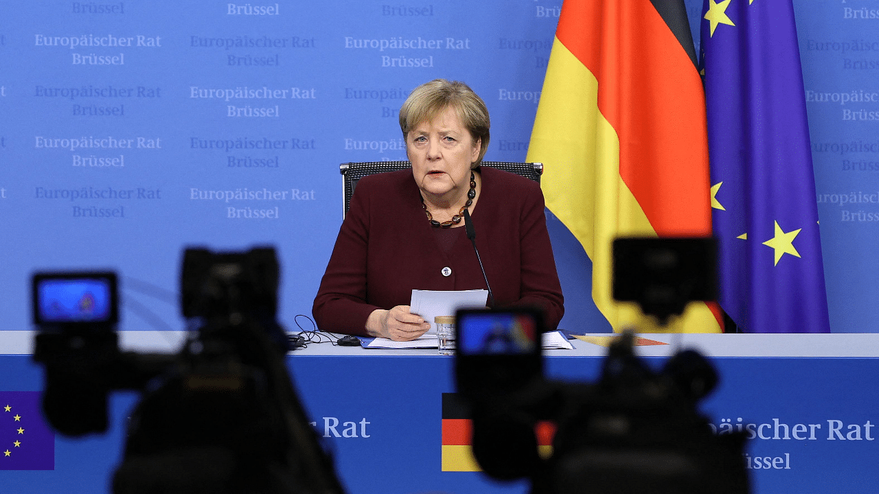 Germany's Chancellor Angela Merkel. Credit: AFP Photo