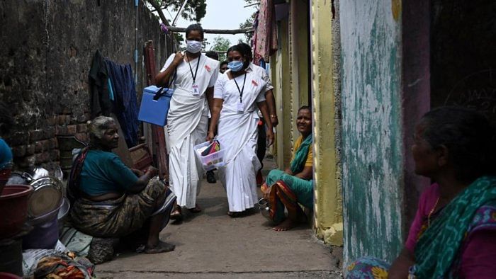 The daily rise in new coronavirus infections has been below 30,000 for 29 straight days. Credit: AFP Photo
