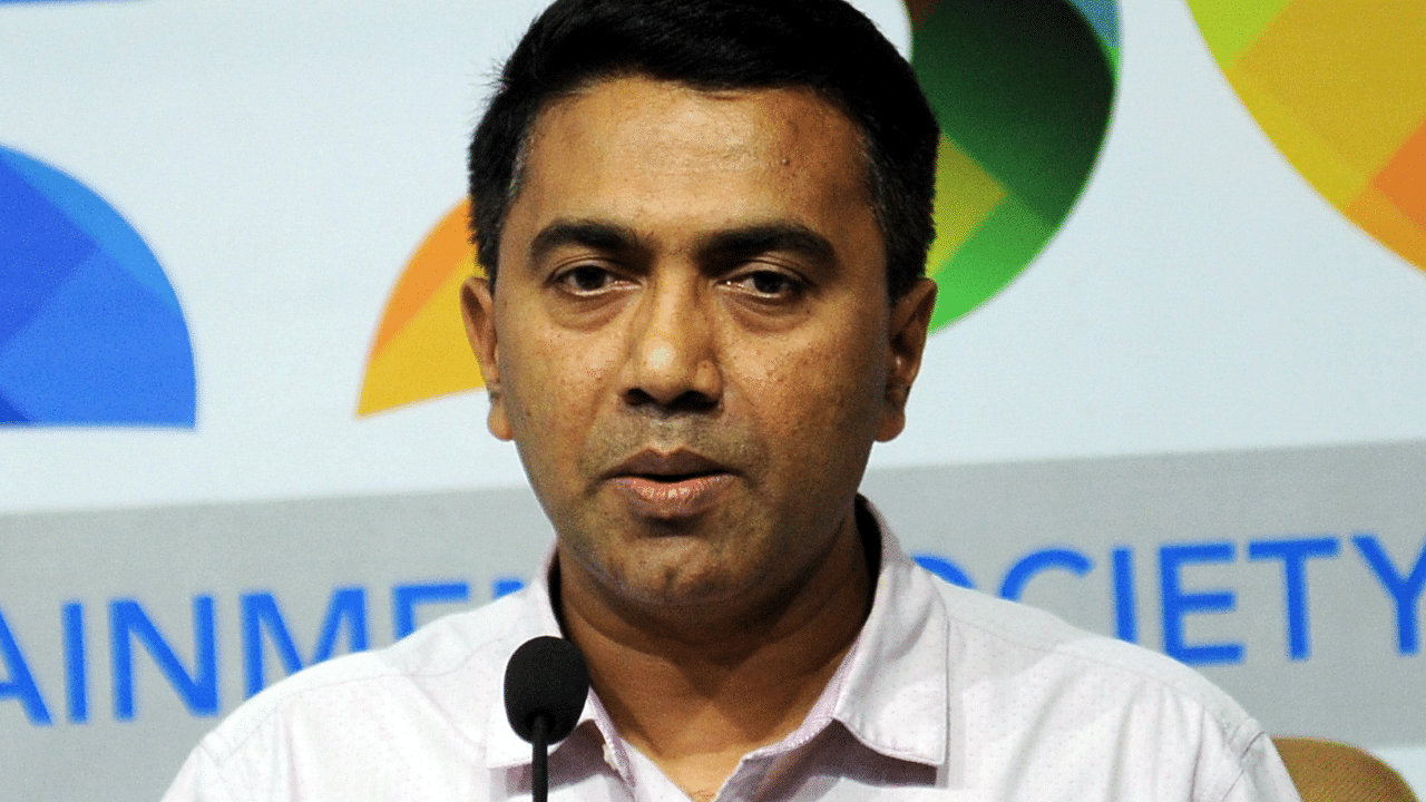 Goa Chief Minister Pramod Sawant. Credit: DH Photo