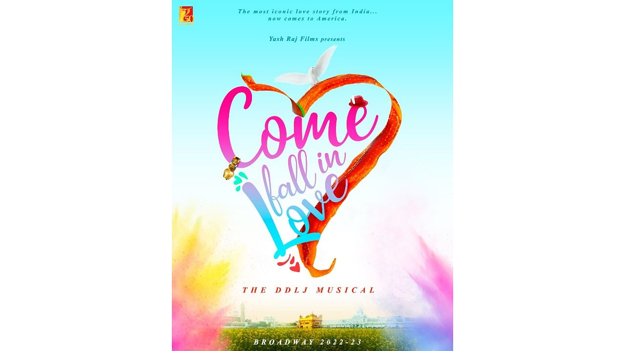 Titled Come…Fall In Love. The DDLJ - Musical, the Broadway show will be produced by Chopra's Yash Raj Films.Credit: Twitter/@yrf