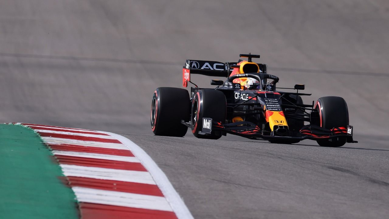 Red Bull's Max Verstappen in action during qualifying. Credit: Reuters Photo