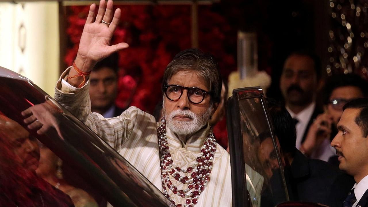 Bollywood star Amitabh Bachchan. Credit: Reuters Photo