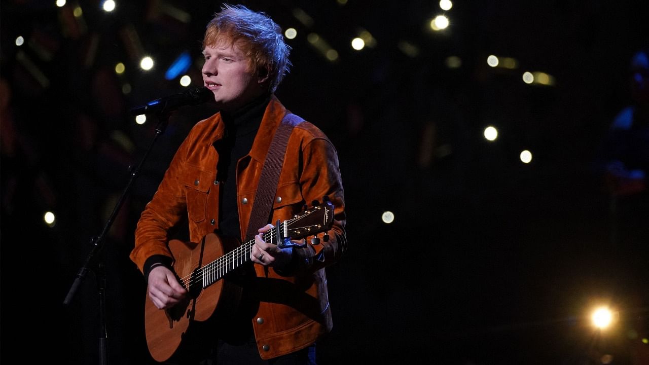 British singer-songwriter Ed Sheeran. Credit: AFP Photo