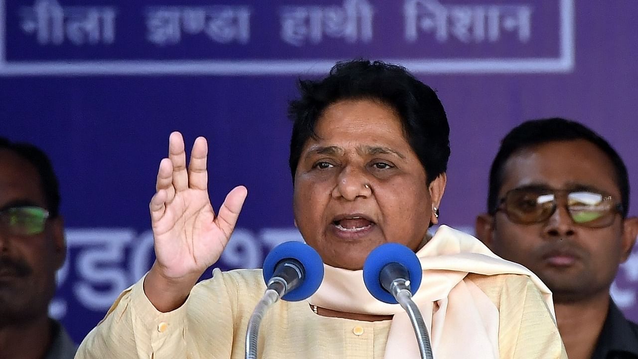 They were once considered close to BSP chief Mayawati (pictured). Credit: AFP Photo