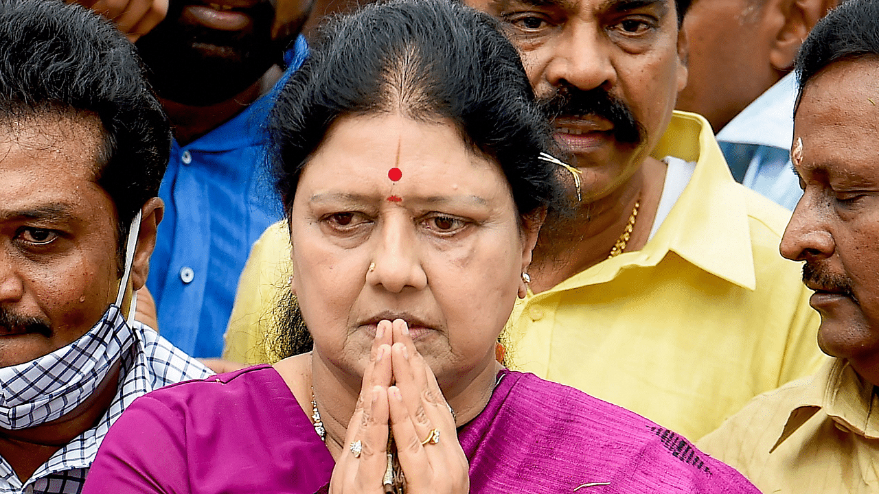 Expelled AIADMK leader VK Sasikala. Credit: PTI Photo