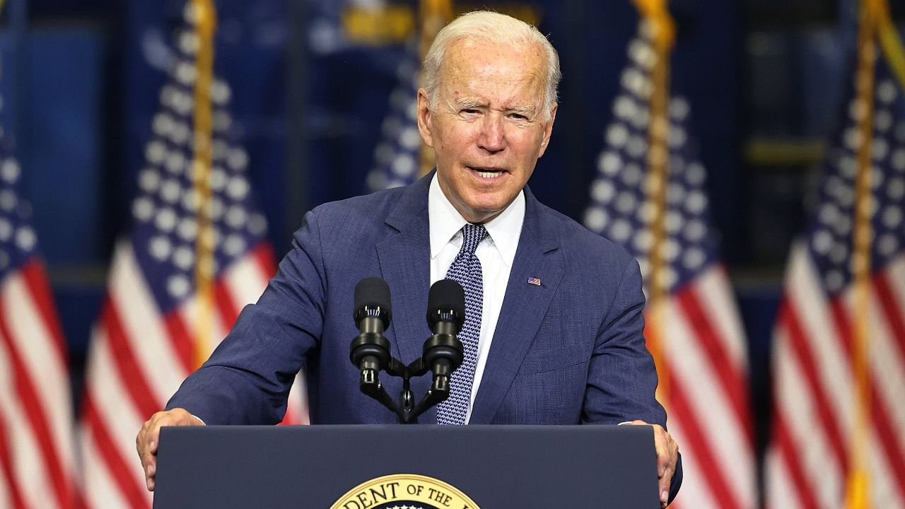 US president Joe Biden. Credit: AFP Photo