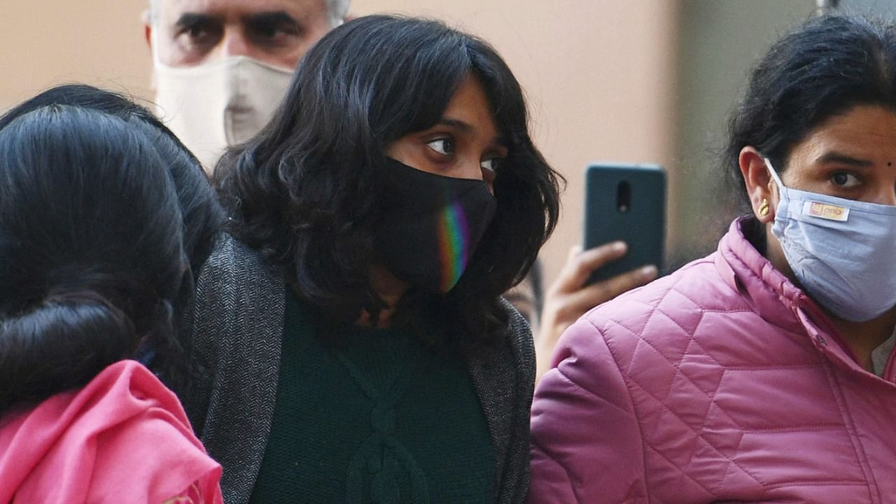 Environmentalist Disha Ravi. Credit: AFP File Photo