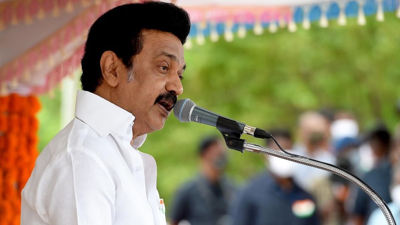 Tamil Nadu Chief MInister M K Stalin. Credit: PTI Photo