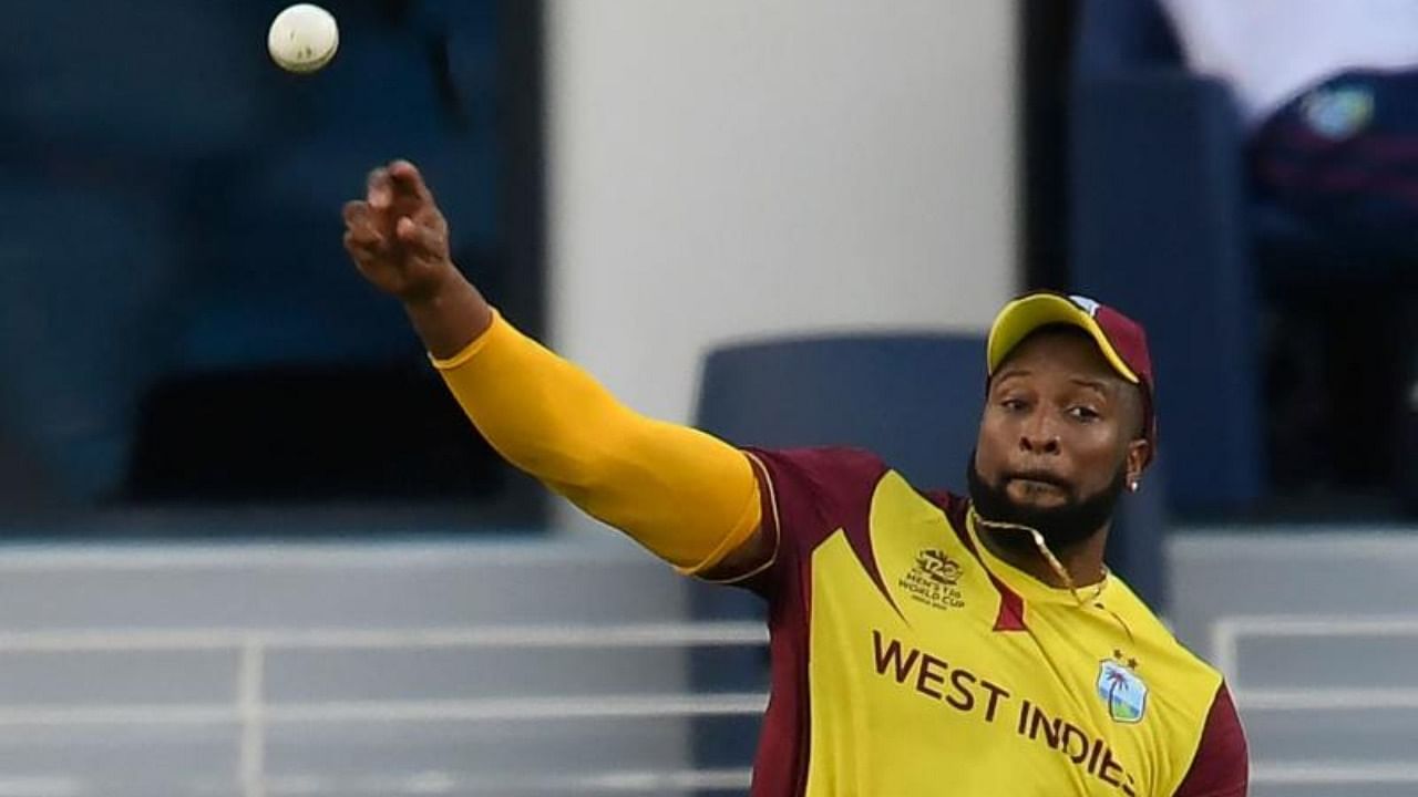 West Indies' captain Kieron Pollard. Credit: AFP Photo