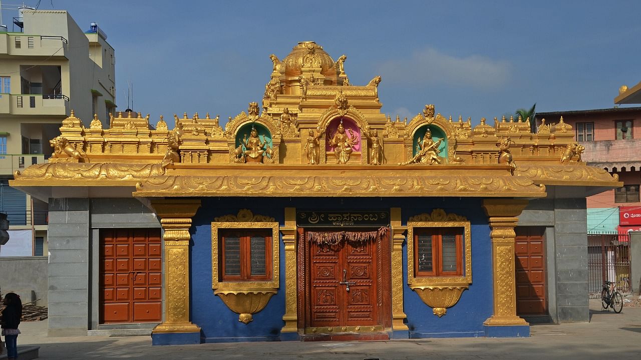 Hasanamba temple. Credit: DH Photo