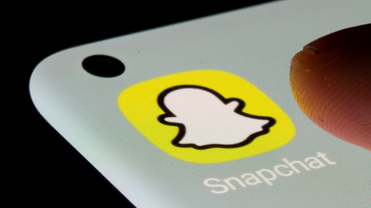 Snapchat's app allows users to share photos with friends, and offers filters and lenses that are augmented reality-enabled. Credit: Reuters File Photo
