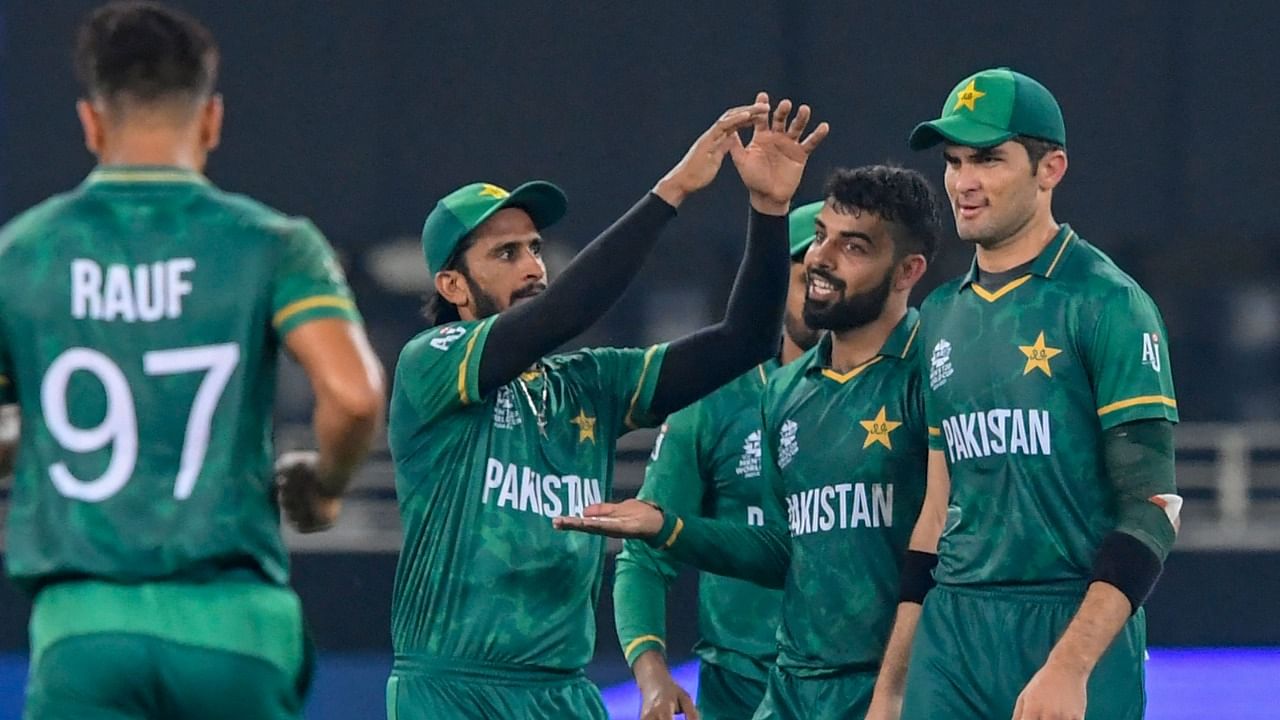Pakistan, who now have four points in Group 2 of the Super 12 Stages, next play Afghanistan in Dubai on Friday. Credit: AFP Photo