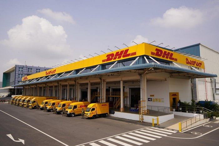 DHL's new expanded gateway at Kempegowda International Airport in Bengaluru. Credit: DH Photo
