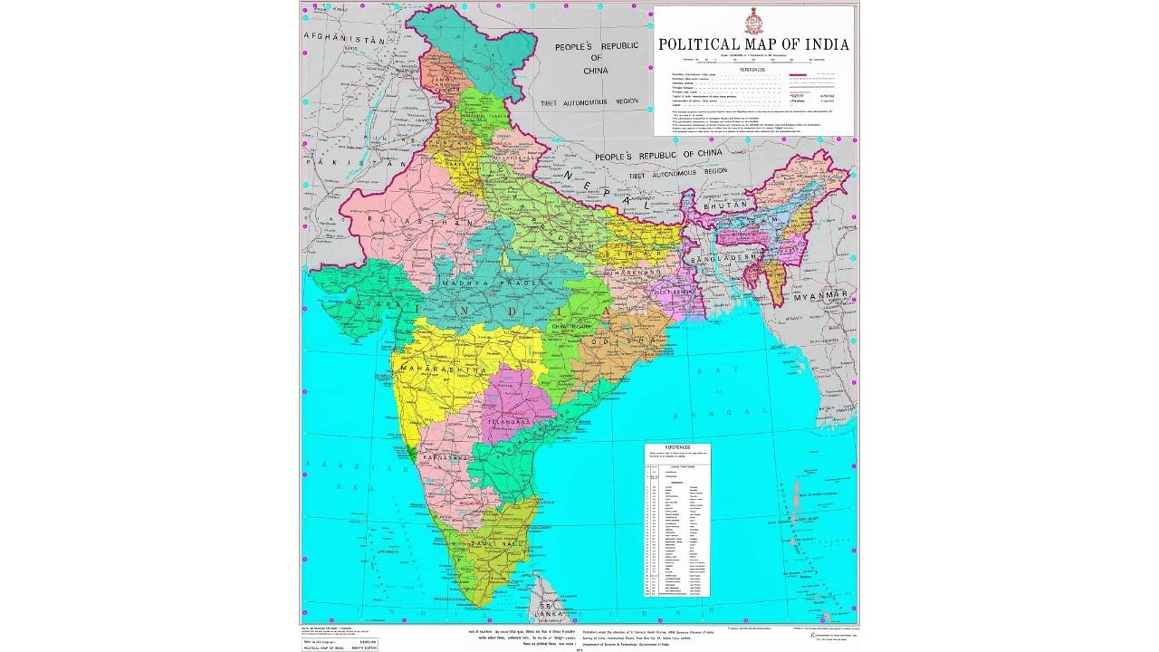 India Map. Credit: PTI File Photo