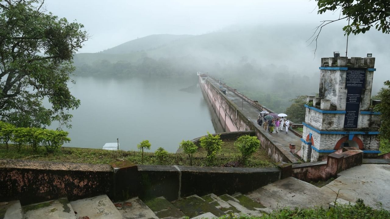 Mullaperiyar dam at Idukki district in Kerala. Credit: Special Arrangement