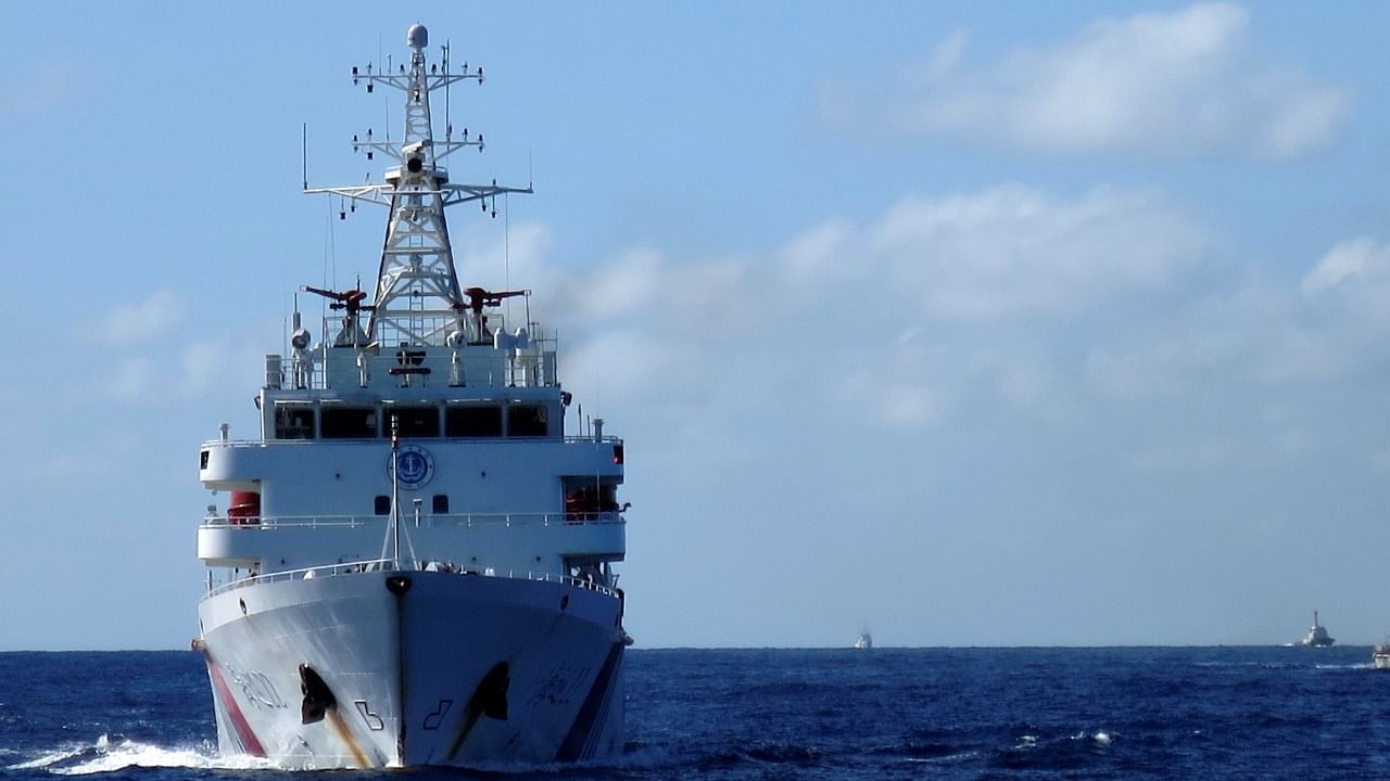 Chinese coastguard ships in the South China Sea. Representative image. Credit: Reuters Photo
