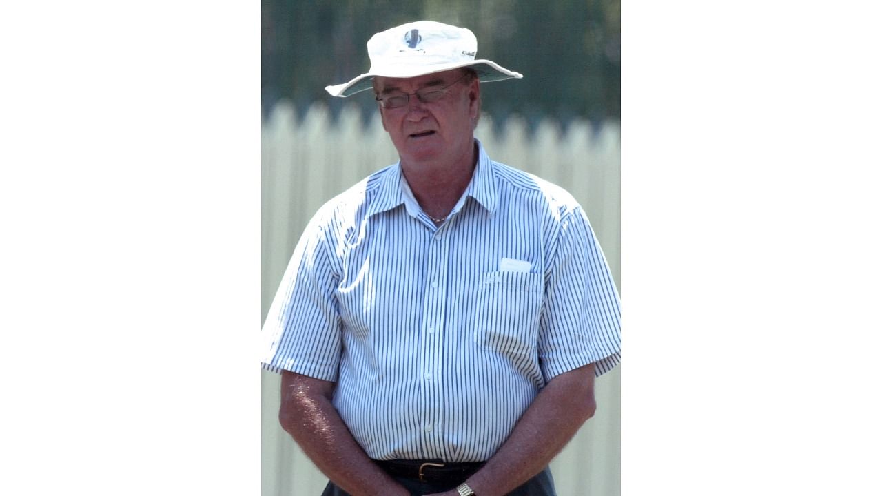 Former Test spinner Ashley Mallett, who has died aged 76 following a long battle with cancer, was remembered on October 30, 2021 as a humble man who played a significant role in Australian cricket. Credit: AFP File Photo