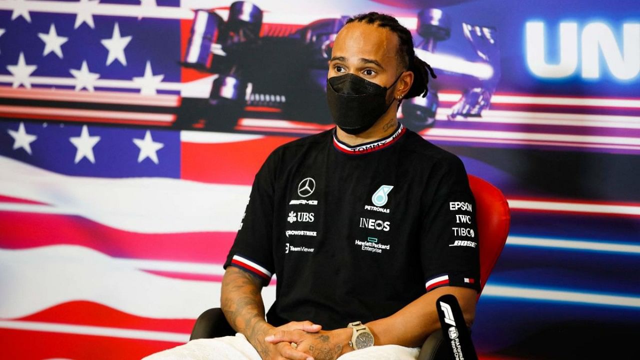Mercedes' British driver Lewis Hamilton. Credit: AFP File Photo