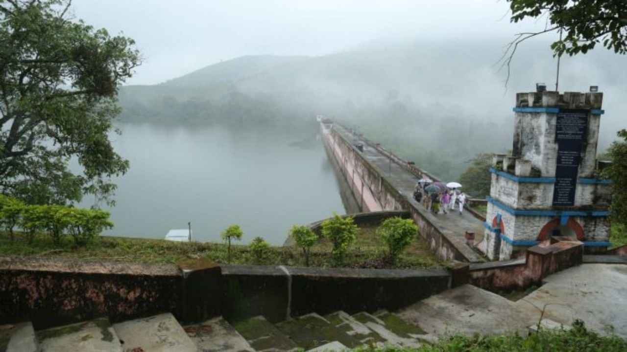 A view of the Mullaperiyar Dam. Credit: Special arrangement