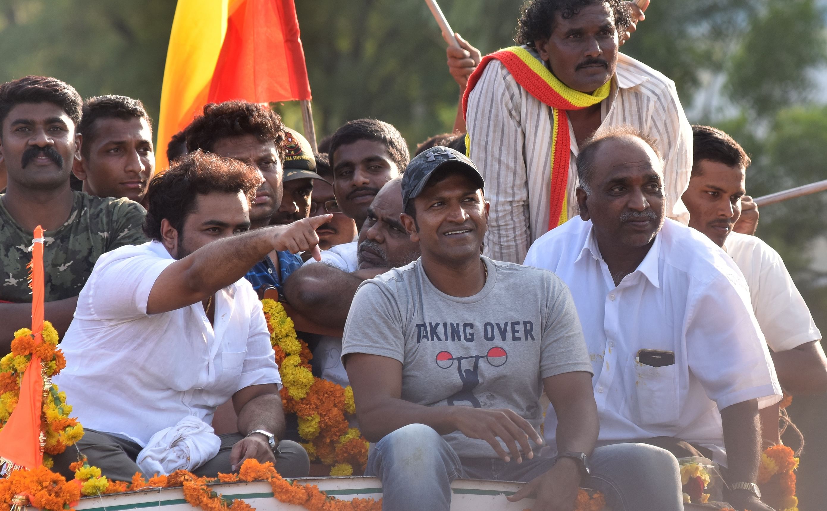 For the 2014 Lok Sabha and the 2018 Assembly elections, Puneeth was featured by the Election Commission, with the actor urging citizens to vote. That was the closest he would get to politics.  Credit: DH File Photo