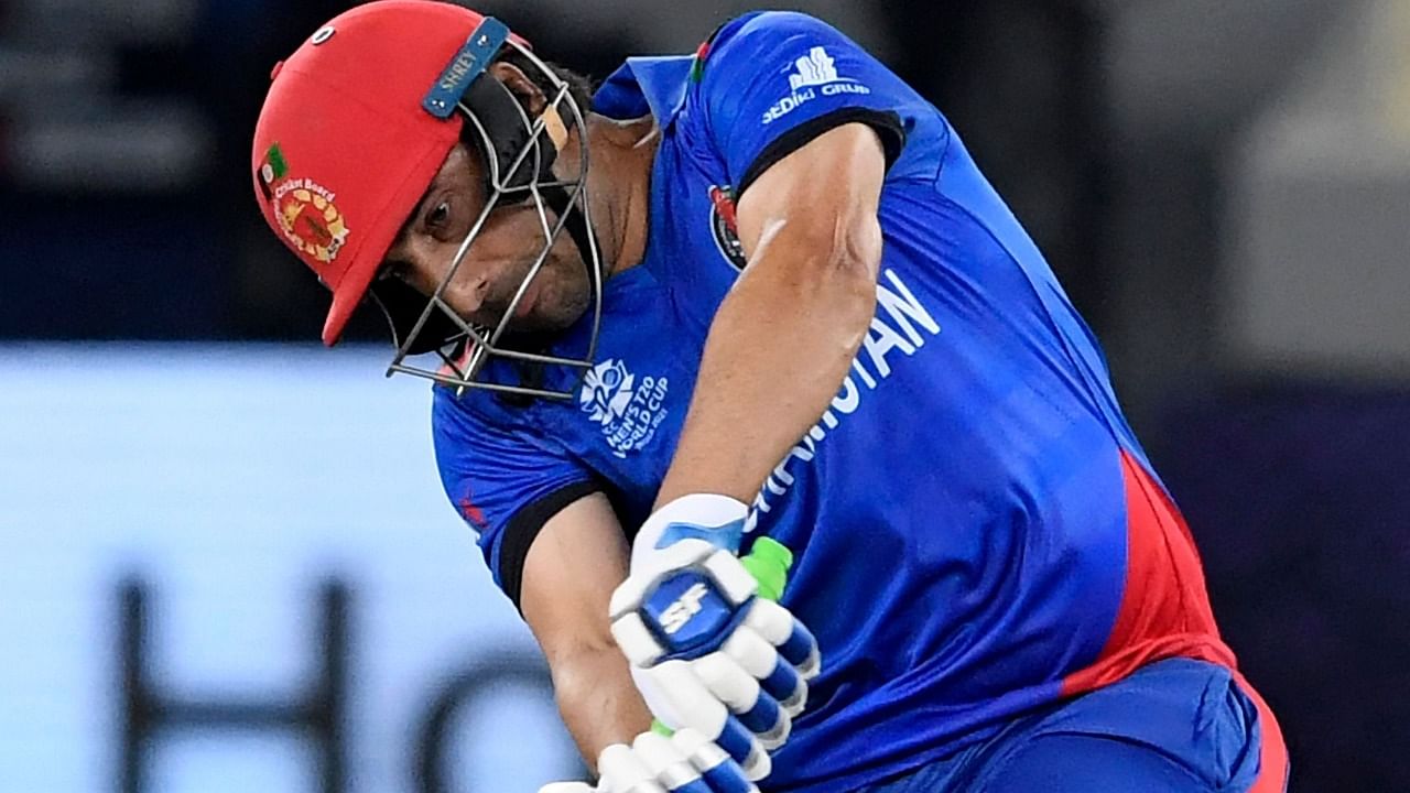 Senior Afghanistan batter Asghar Afghan. Credit: AFP File Photo