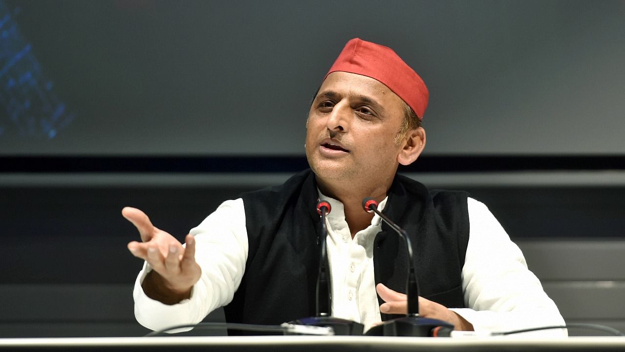 Akhilesh has assured all the seven MLAs who joined his party that they would be given a ticket in the next Assembly election. Credit: PTI file photo