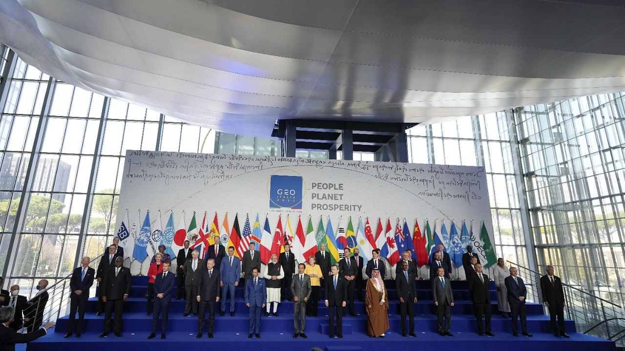 World leaders of the G20 summit. Credit: AP/PTI Photo