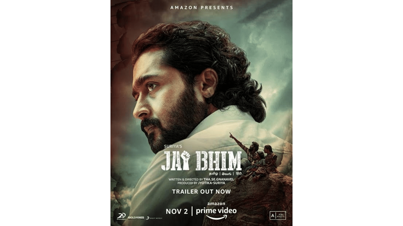 The poster of 'Jai Bhim'. Credit: Amazon Prime Video