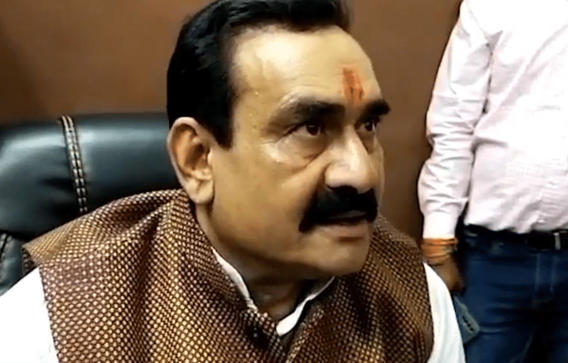 Madhya Pradesh Home Minister Narottam Mishra. Credit: Twitter/@drnarottammisra