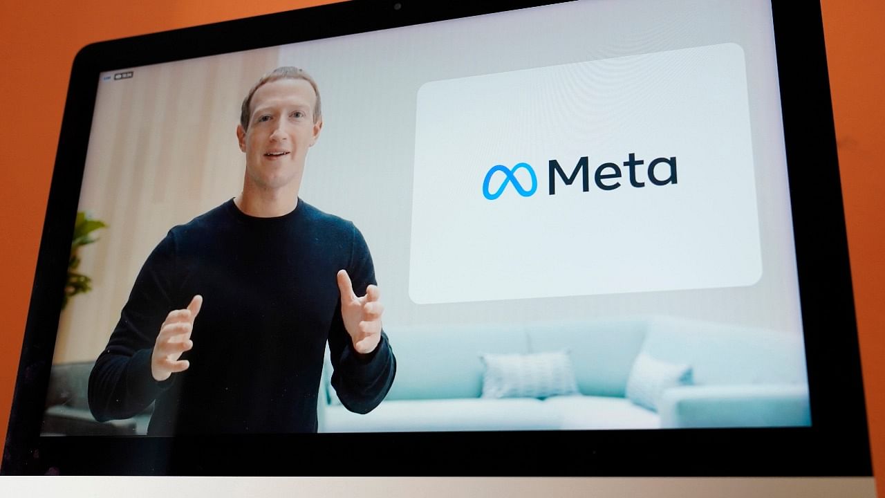 Facebook's name change to Meta Platforms and details on its plan to build its own immersive digital world was announced on October 28. Credit: AP/PTI File Photo