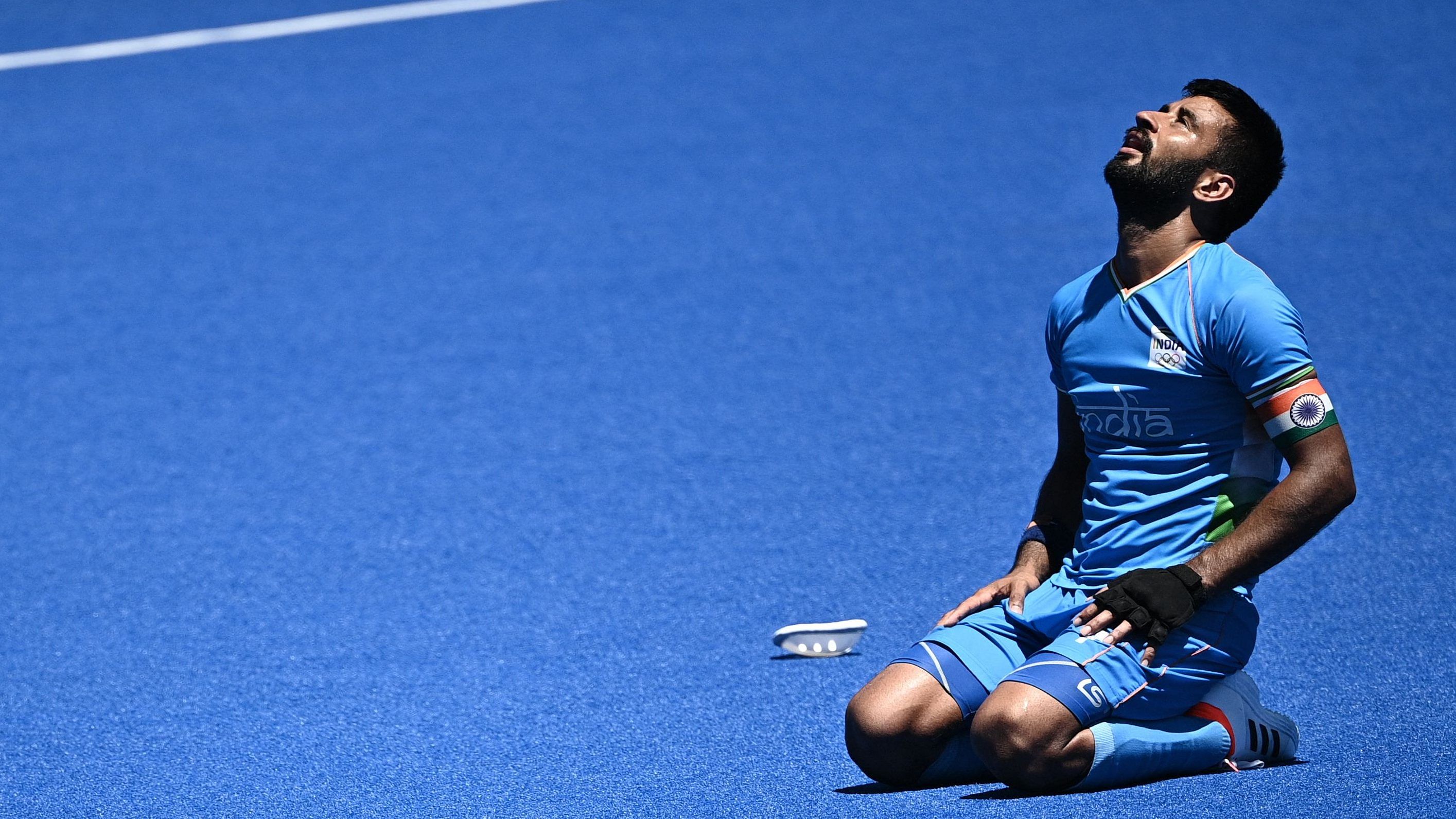 India's men's field hockey team captain Manpreet Singh. Credit: AFP File Photo