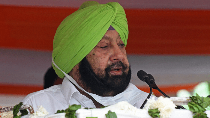 Former Punjab Chief Minister Amarinder Singh. Credit: AFP Photo