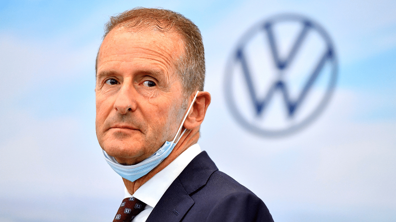 Volkswagen CEO Herbert Diess. Credit: Reuters Photo