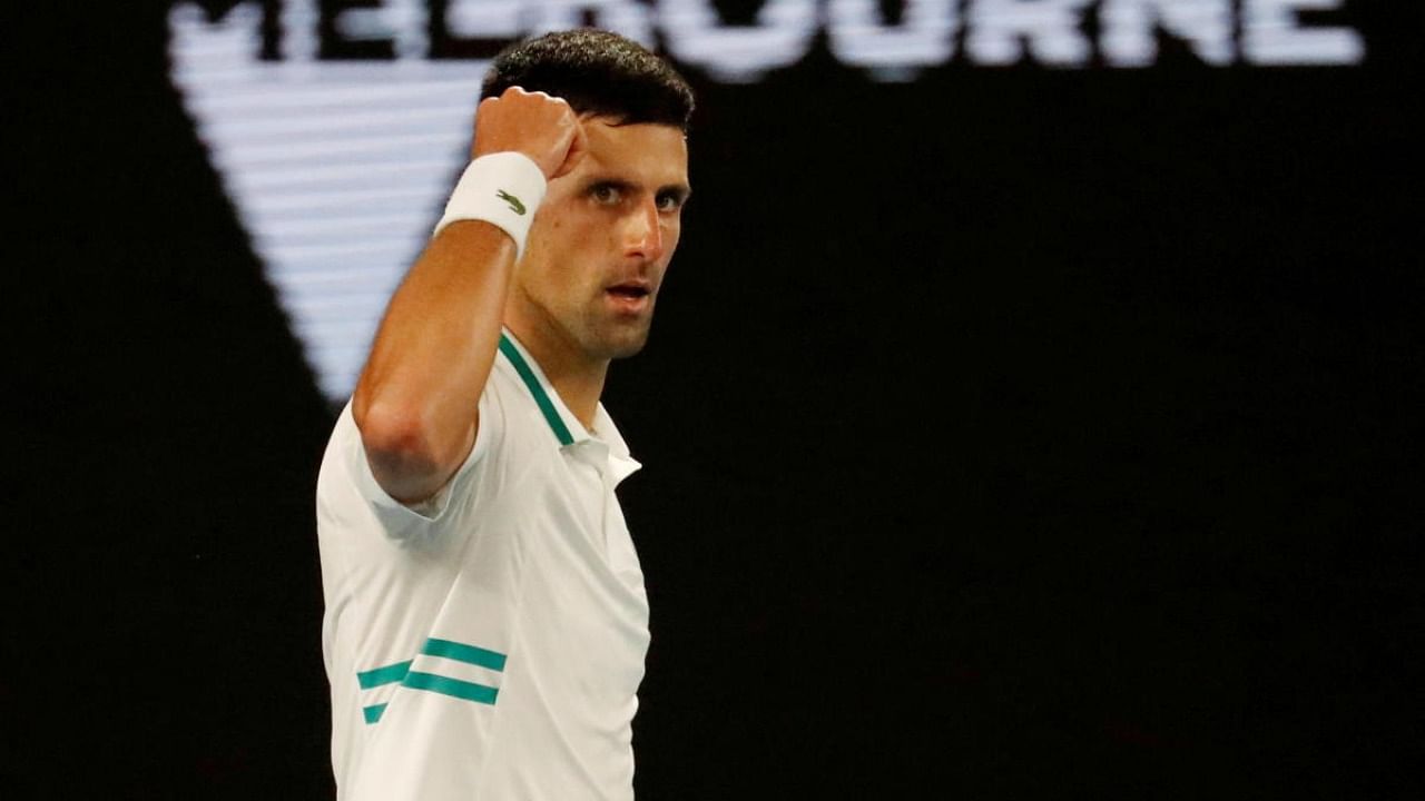 Novak Djokovic. Credit: Reuters photo