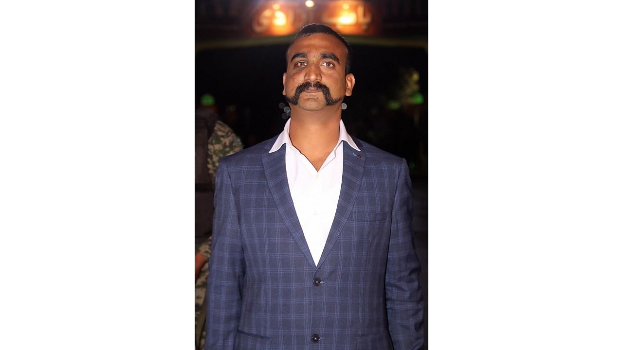 Wing Commander Abhinandan Varthaman. Credit: PTI File Photo