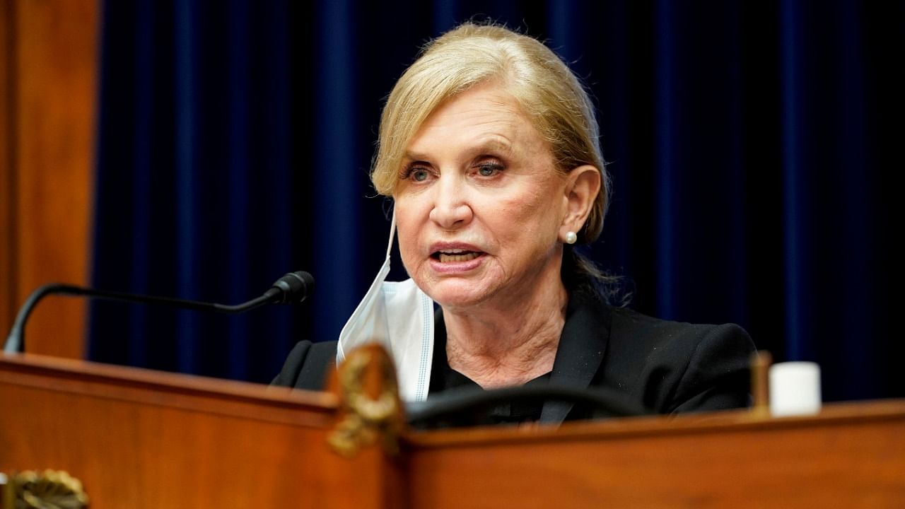 New York Congresswoman, Carolyn B. Maloney. Credit: Reuters File Photo